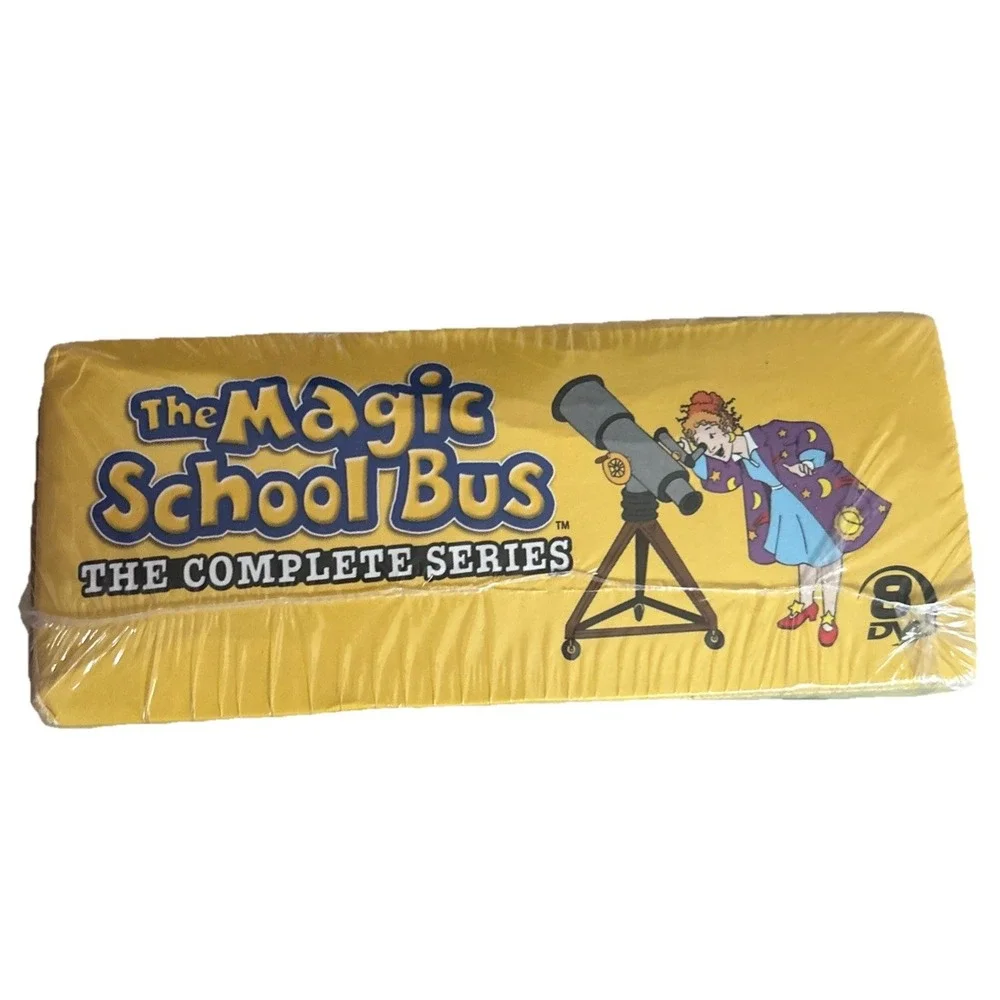 Scholastic's THE MAGIC SCHOOL BUS: THE COMPLETE SERIES 8-DVD Boxed‎ Set - MINT!